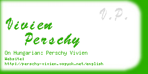 vivien perschy business card